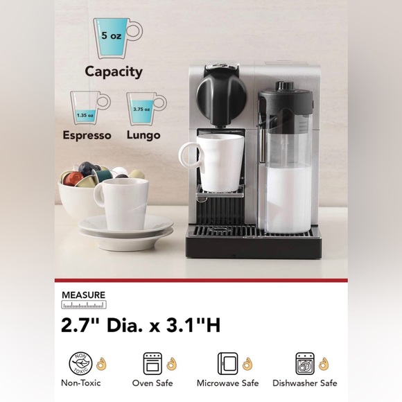 Espresso Mugs NWT SET OF 4 - Picture 4 of 5